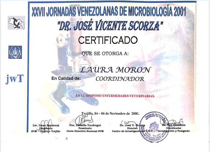 JORNADAS DE MICROBIOLOGIA VENEZUELA